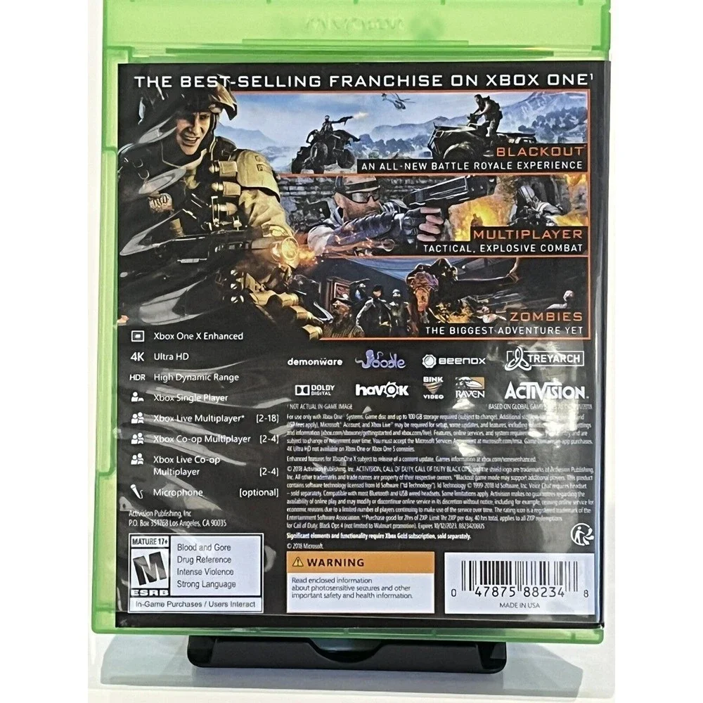 Call of Duty Black Ops 4 - Microsoft Xbox One Very Clean Disk